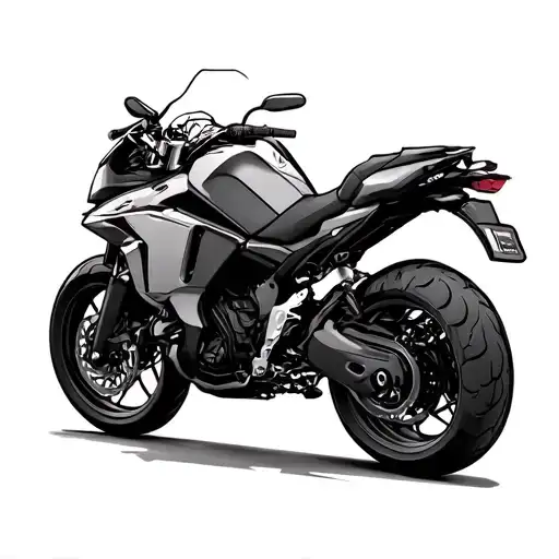 R1200gs adventure motorcycle tattoo design idea