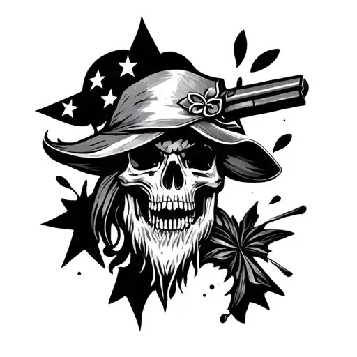 Patriotic tattoo design idea