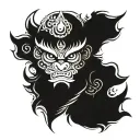 Balinese Barong tattoo design idea