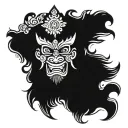 Balinese Barong tattoo design idea