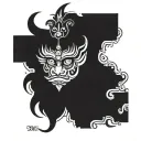 Balinese Barong tattoo design idea
