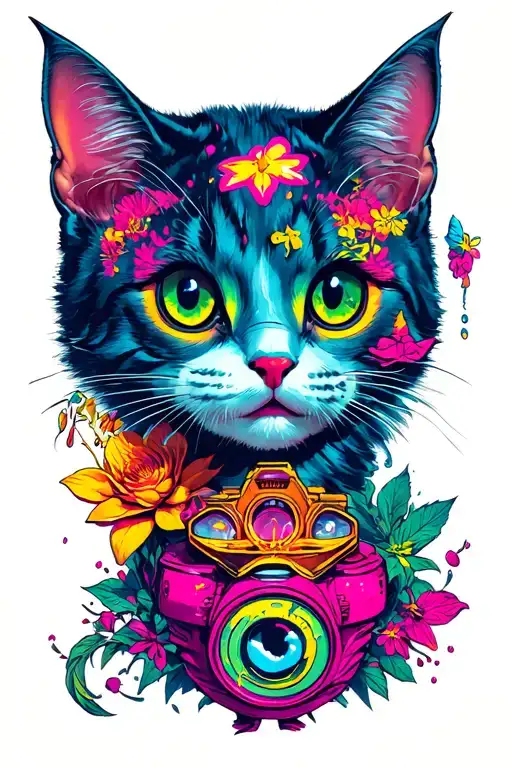 80s cartoons tattoo design idea