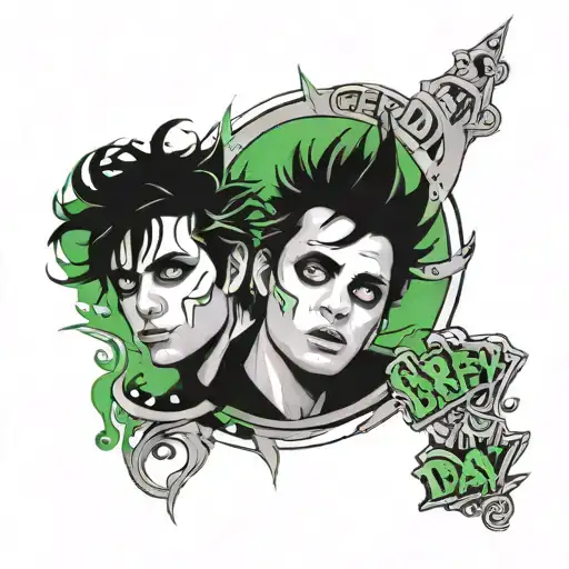 Green Day tattoo design idea