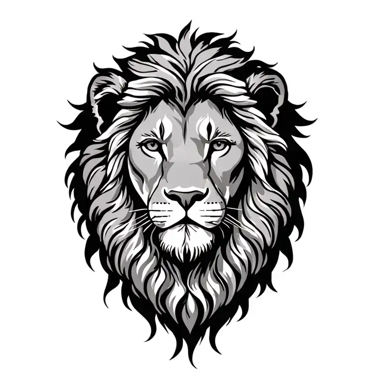 Lion Jesus tattoo design idea