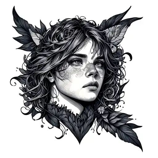 loner tattoo design idea