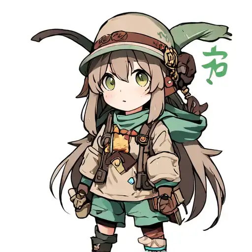 Made in abyss anime character tattoo design idea
