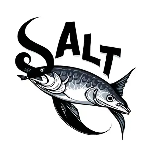 Salt Life tattoo design idea