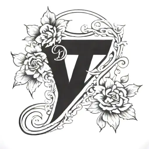memorial tattoo for dad monogram style tattoo tattoo design idea