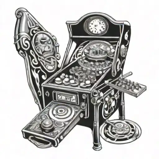 Pinball Machine tattoo design idea