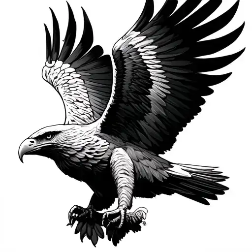 Eagle And Dove tattoo design idea