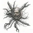 trapped inside you tattoo design idea