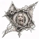 trapped inside you tattoo design idea