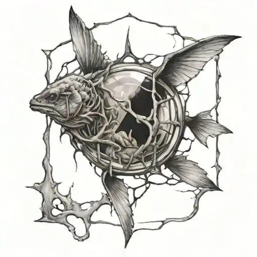 trapped inside you tattoo design idea