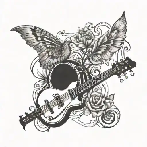 personal mantra tattoos," "music-inspired quote tattoos," or "lyric tattoos" to find designs featuring meaningful phrase tattoo design idea