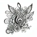 personal mantra tattoos," "music-inspired quote tattoos," or "lyric tattoos" to find designs featuring meaningful phrase tattoo design idea