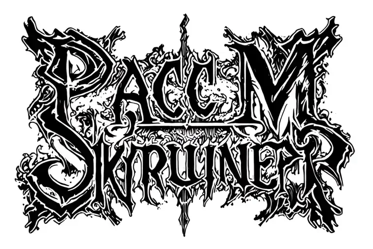 "PacM Skyruner" PACMAN tattoo design idea