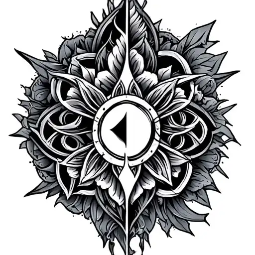 pagan inspired tattoo showcasing tattoo design idea