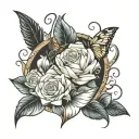 Written by DEVA tattoo design idea