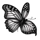 Butterfly Rib tattoo design idea