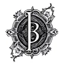 Two Word Ambigram Generator tattoo design idea