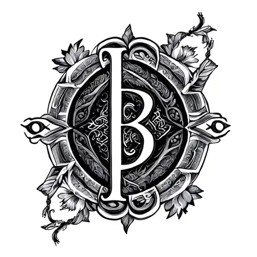 Two Word Ambigram Generator tattoo design idea