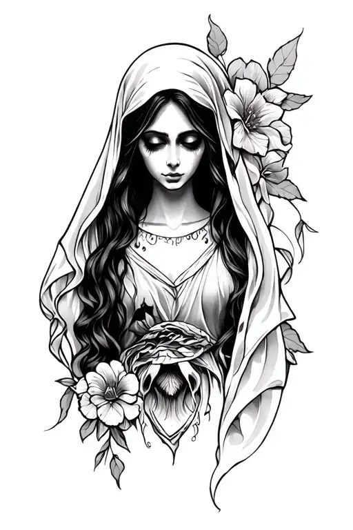 The Llorona tattoo design idea