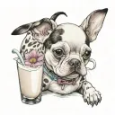 Milk Chi Chi tattoo design idea