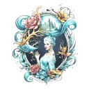 let it go gentle tattoo design idea