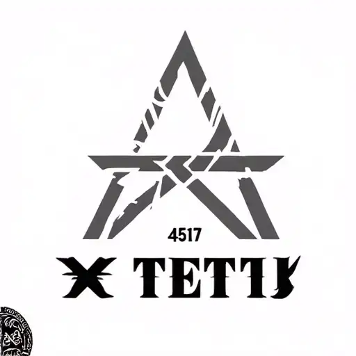 "4517" shild star of David vs Goliath tattoo design idea