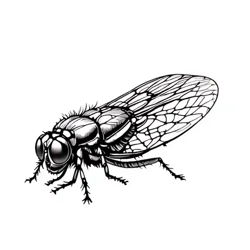 cicada tattoo design idea