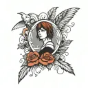 life is strange line tattoo design idea