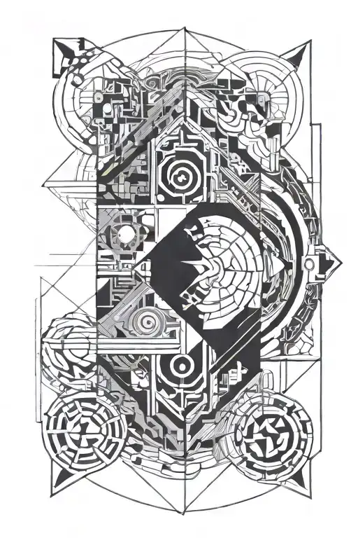 greek, concept, enlightenment, visionary, universe, symbologies tattoo design idea