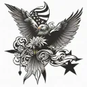 freedom tattoo design idea