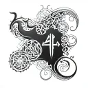 arabic calligraphy tattoo design idea