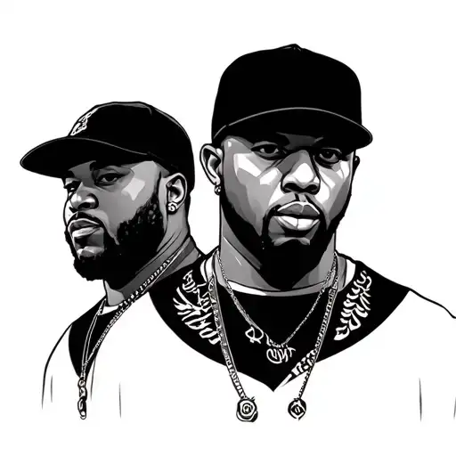 wu tang clan members tattoo design idea
