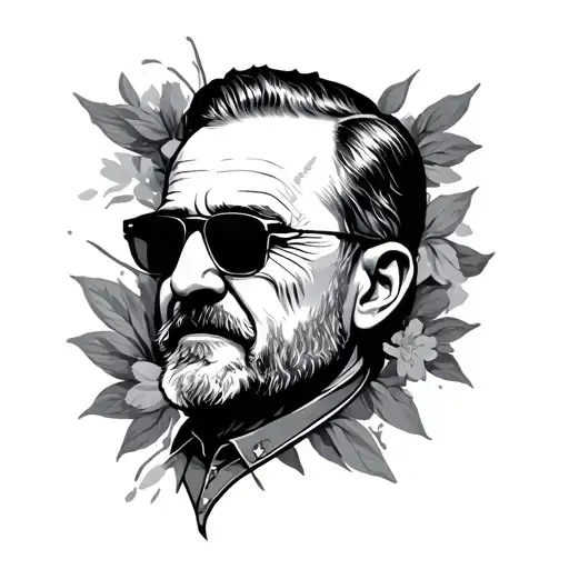 Memorial Dad tattoo design idea