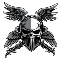 Harley Bar And Shield tattoo design idea