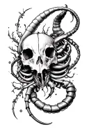 Cancer Horoscope tattoo design idea