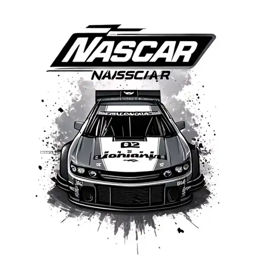 minimilist nascar theme tattoo tattoo design idea