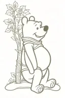 winnie the pooh tattoo design idea
