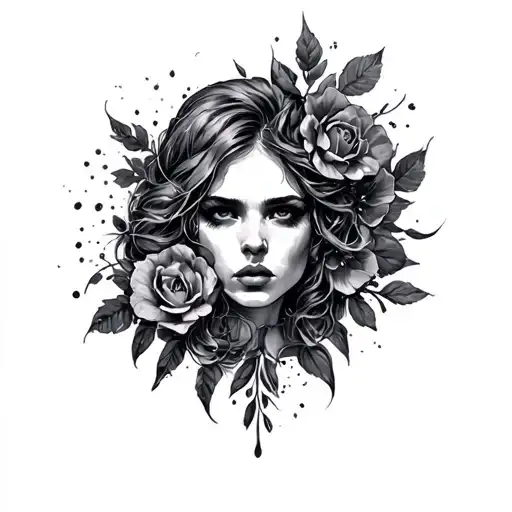 surrender tattoo design idea