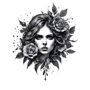 surrender tattoo design idea