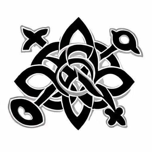 Symbols Family Celtic tattoo design idea