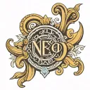 greek font The letters tattoo design idea