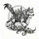 based on the song "the dash" by scotty tattoo design idea