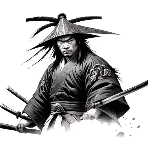 Musashi Miyamoto tattoo design idea