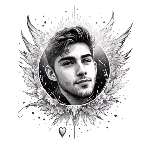 we have with friend our world of fantasy with one direction, we write it in messages our whole life and we love it... we tattoo design idea