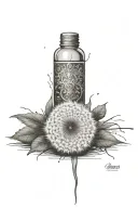 Dandelion tattoo design idea