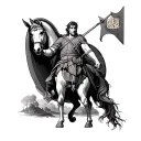 St George tattoo design idea
