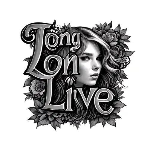 Taylor Swift Long Live tattoo design idea